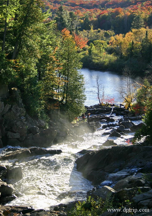 2004AlgonquinFall012 Ragged Falls - Oxtongue Provincial Park